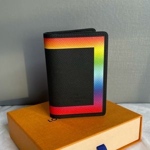 Louis Vuitton Pocket Organizer Rainbow Taiga